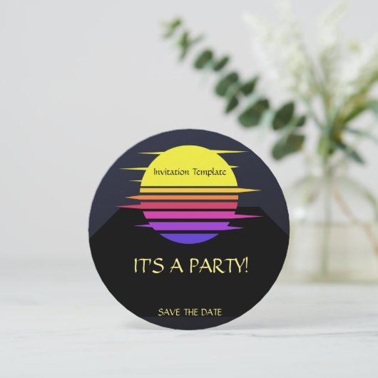 Eenvoudige zuidwestelijke zon kaart (Staand voorkant)