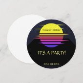 Eenvoudige zuidwestelijke zon kaart (Voorkant / Achterkant)