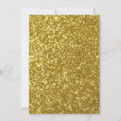 Eenvoudige Zwart & Goud  Foto 90ste Verjaardag Kaart (Achterkant)