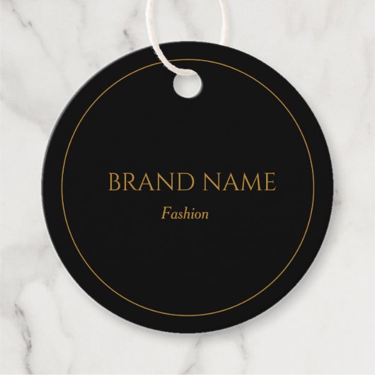 Eenvoudige zwart-gouden prijs Labels (Voorkant)