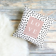 Eenvoudige zwart-roze LOVE |Laat ons iedereen waar