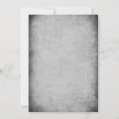 Eenvoudige zwart-wit  foto 90ste verjaardag kaart (Achterkant)