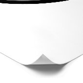 Eenvoudige zwart-wit mobiele telefoon Sjabloon Poster (Hoek)