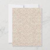 Eenvoudige Zwart-Wit Overlay Foto Trouw Uitnodigin Kaart (Achterkant)