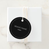 Eenvoudige zwart-wit prijs Labels (In situ)