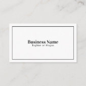 Eenvoudige zwart-wit ruitreiniging met rubberen ru visitekaartje (Achterkant)