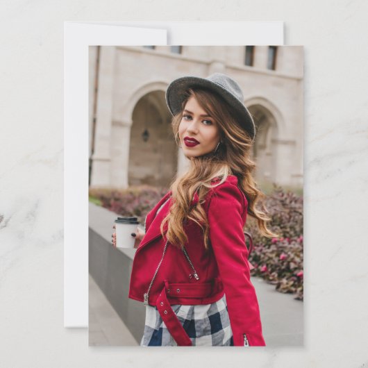 Eenvoudige zwart-wit verpleegkundige pinning cerem kaart (Achterkant)