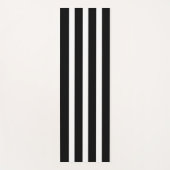 Eenvoudige zwart-witte lijnen yogamat (Voorkant)