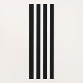 Eenvoudige zwart-witte lijnen yogamat (Achterkant)