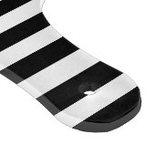 Eenvoudige zwart-witte strepen | snijplank (Hoek)