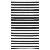 Eenvoudige zwart-witte strepen | tafelkleed (Voorkant)