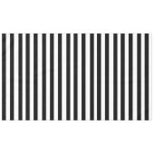 Eenvoudige zwart-witte strepen | tafelkleed (Voorkant (Horizontaal))