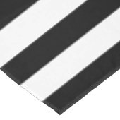 Eenvoudige zwart-witte strepen | tafelkleed (Gekanteld)