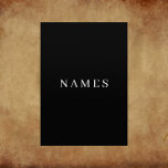 Eenvoudige Zwarte Aangepaste Voeg Je Naam Toe Eleg Flyer<br><div class="desc">Eenvoudige Zwarte Aangepaste Voeg Je Naam Toe Elegant Ontwerp voor Iedereen.</div>