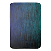 Eenvoudige zwarte Blauwgroen, Abstracte, grijpbare Badmat (Voorkant Verticaal)