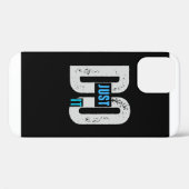 eenvoudige zwarte design Case-Mate iPhone case (Achterkant (horizontaal))