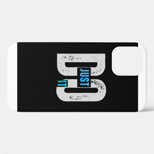 eenvoudige zwarte design Case-Mate iPhone case (Achterkant (horizontaal))