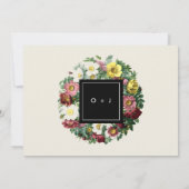 Eenvoudige zwarte doos | aanjager Bespaar de datu Save The Date (Achterkant)