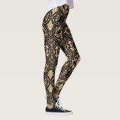 Eenvoudige zwarte elegant PatroonLeggings Leggings (Rechts)