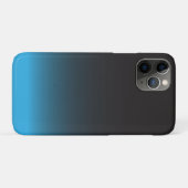 Eenvoudige zwarte en blauwe iPhone 7 hoes, stevig Case-Mate iPhone Case (Achterkant (horizontaal))