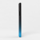 Eenvoudige zwarte en blauwe iPhone 7 hoes, stevig Case-Mate iPhone Case (Achterkant/rechts)