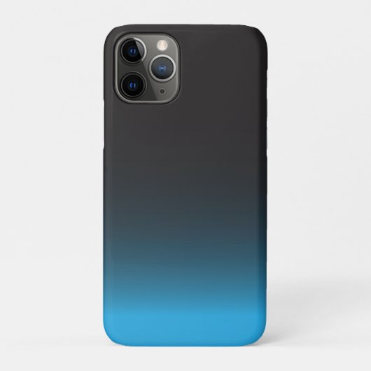 Eenvoudige zwarte en blauwe iPhone 7 hoes, stevig Case-Mate iPhone Case (Achterkant)