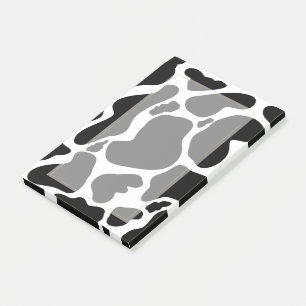 Eenvoudige zwarte en witte grote koeienvlekken Die Post-it® Notes