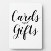 Eenvoudige zwarte en witte Kaarten voor kalligrafi Fotoplaat (voorkant)