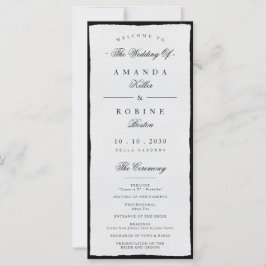 Eenvoudige Zwarte En Witte Minimalistische Huwelij