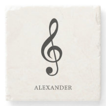 Eenvoudige zwarte en witte naam Muziek Opmerking T