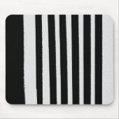 Eenvoudige zwarte en witte stripper muismat (Voorkant)