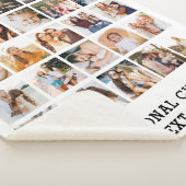 Eenvoudige zwarte fotocollage 25 Afbeelding gepers Sherpa Deken (3/4)