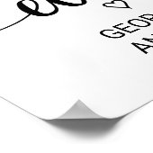 Eenvoudige zwarte kalligrafie voor beste-dag-ooit poster (Hoek)