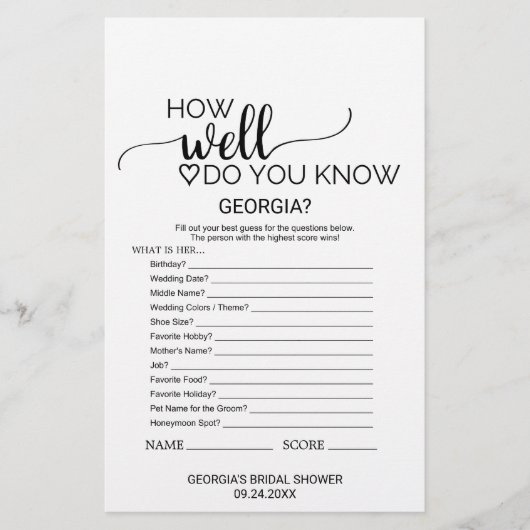 Eenvoudige zwarte kalligrafie wat er in uw paarse  (Voorkant)