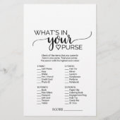 Eenvoudige zwarte kalligrafie wat er in uw paarse  (Achterkant)