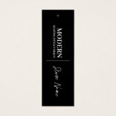 Eenvoudige zwarte klep met hoge beeldschermprijs mini visitekaartjes (Voorkant)