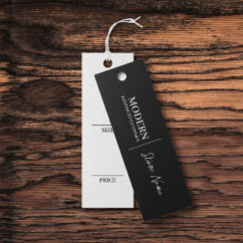 Eenvoudige zwarte klep met hoge beeldschermprijs mini visitekaartjes