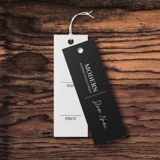 Eenvoudige zwarte klep met hoge beeldschermprijs mini visitekaartjes