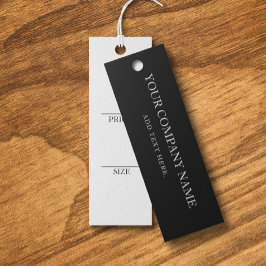 Eenvoudige zwarte klep met hoge beeldschermprijs mini visitekaartjes