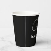 Eenvoudige zwarte koffie, want het toevoegen van g papieren bekers (Rechts)