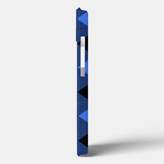 Eenvoudige zwarte legante Initialen Case-Mate iPhone Case (Achterkant / Links)