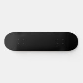 Eenvoudige Zwarte Lege Skateboard (Horizontaal)