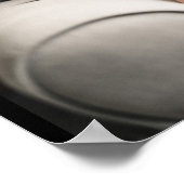 Eenvoudige Zwarte Liefde Je Oma Custom foto Poster (Hoek)