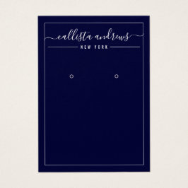 Eenvoudige zwarte marinevlek Kaart voor verharding