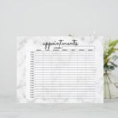 Eenvoudige, zwarte, marmer zakelijke benoemingen (Staand voorkant)