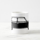 Eenvoudige zwarte mini koffiemok (Center)