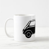 Eenvoudige zwarte mini koffiemok (Links)