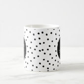 Eenvoudige zwarte minimale zakelijke Logo Koffiemok (Center)