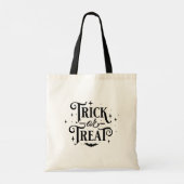 Eenvoudige zwarte minimalistische Bat Stars Trick  Tote Bag (Achterkant)