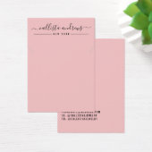 Eenvoudige zwarte roze Ketting Display Kaart (Bureau)